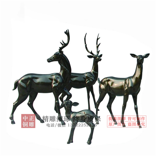 景區(qū)銅鹿鑄造